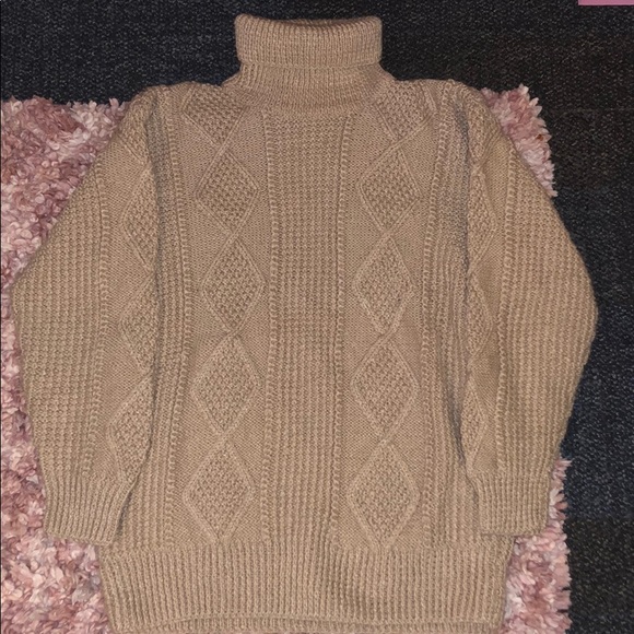 Knitted Turtleneck Sweater Wool (Medium) - Picture 2 of 5